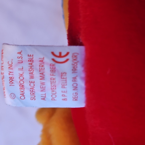 Vintage 1997  Rare Collectible Ty Rare ERRORS JABBER  Parrot Plush STUFF ANIMAL - Picture 9 of 17